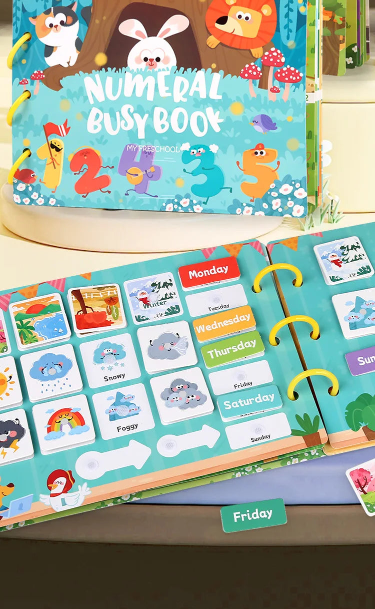 Montessori Busy Book – Learning Activity for Toddlers