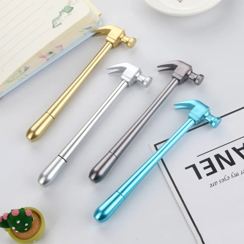 4PCS Creative Metallic Hammer Gel Pens