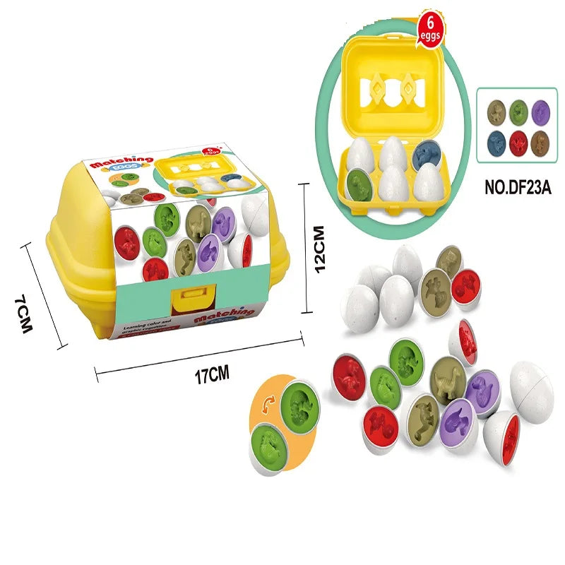 Matching Eggs Montessori Toy – Shape Sorter