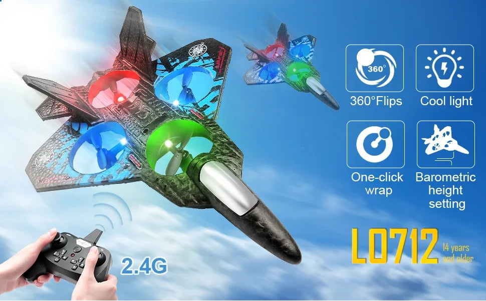 2.4G RC Foam Plane – Fighter Jet Toy