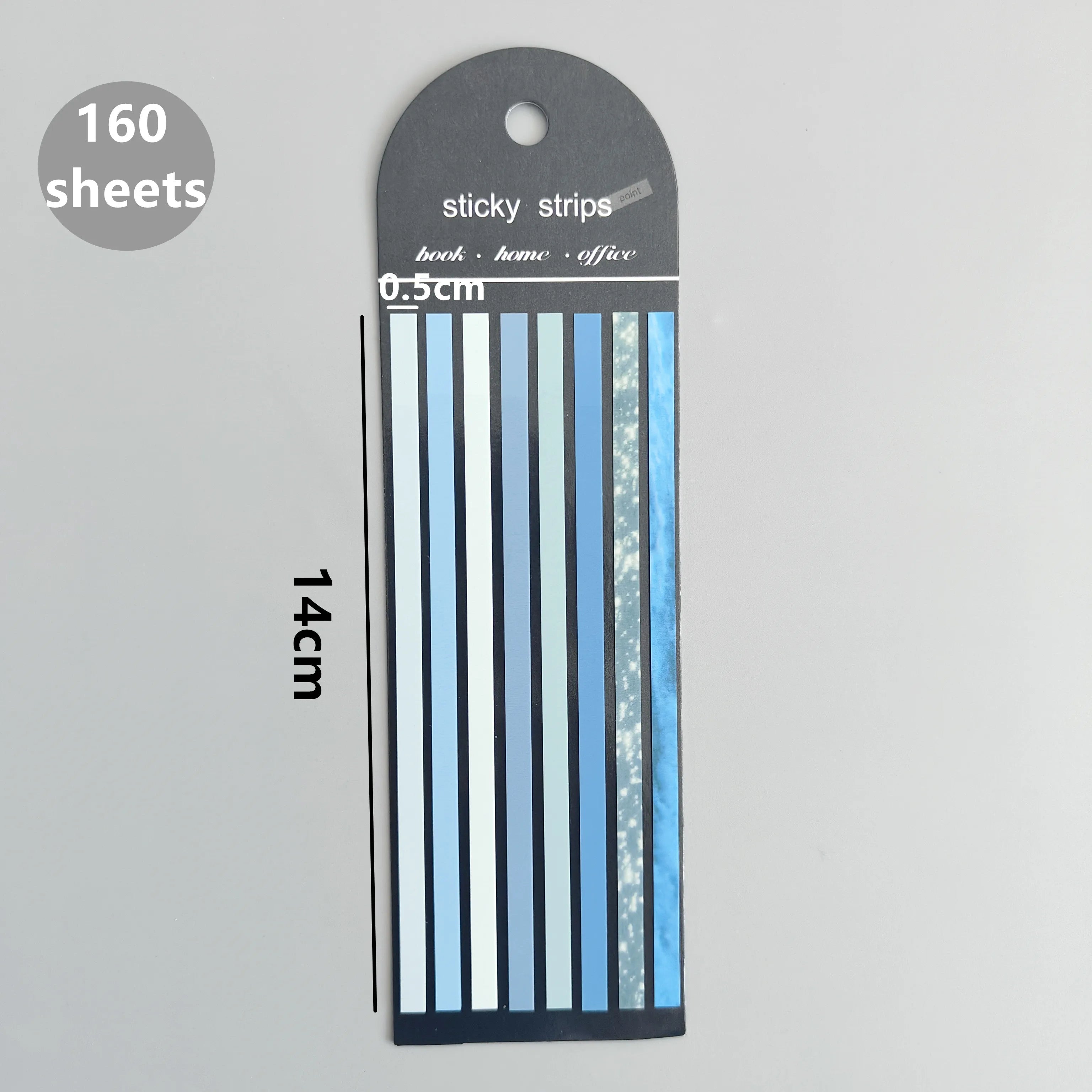 160-Sheet Transparent Sticky Notes – Self-Adhesive