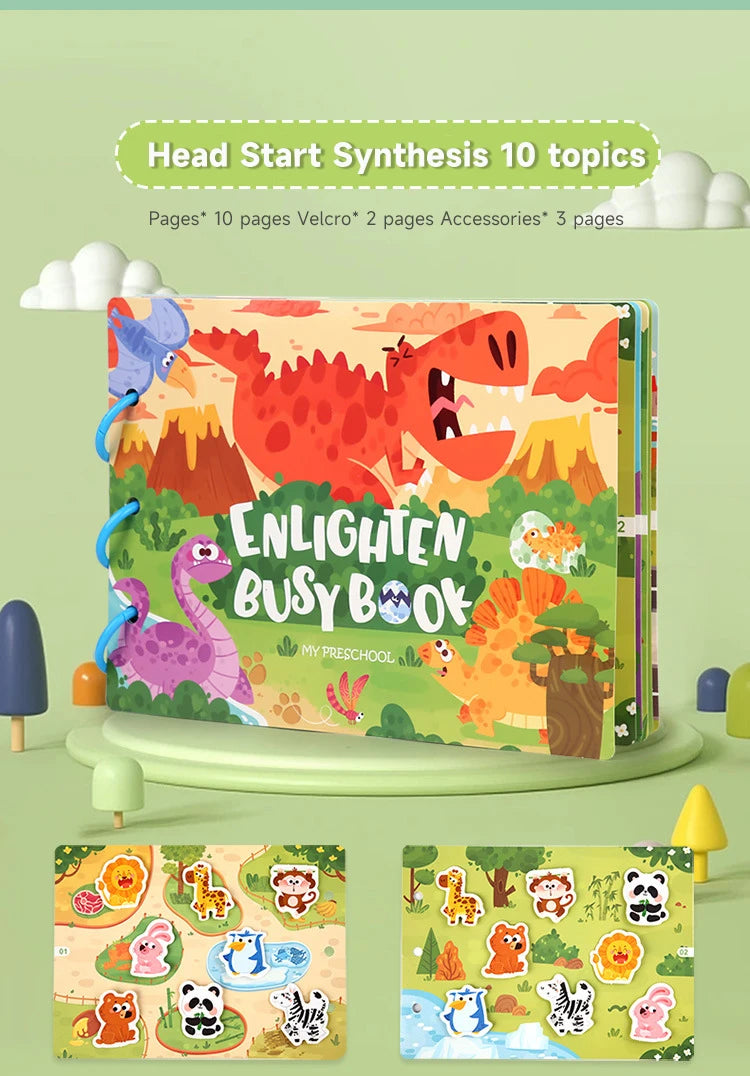 Montessori Busy Book – Learning Activity for Toddlers