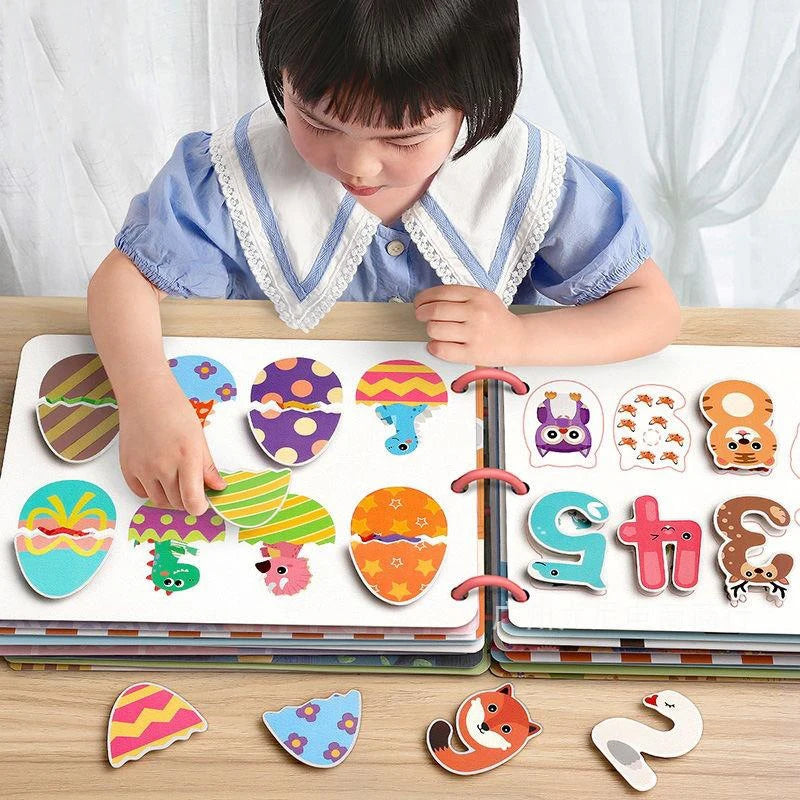 Montessori Busy Book – Learning Activity for Toddlers