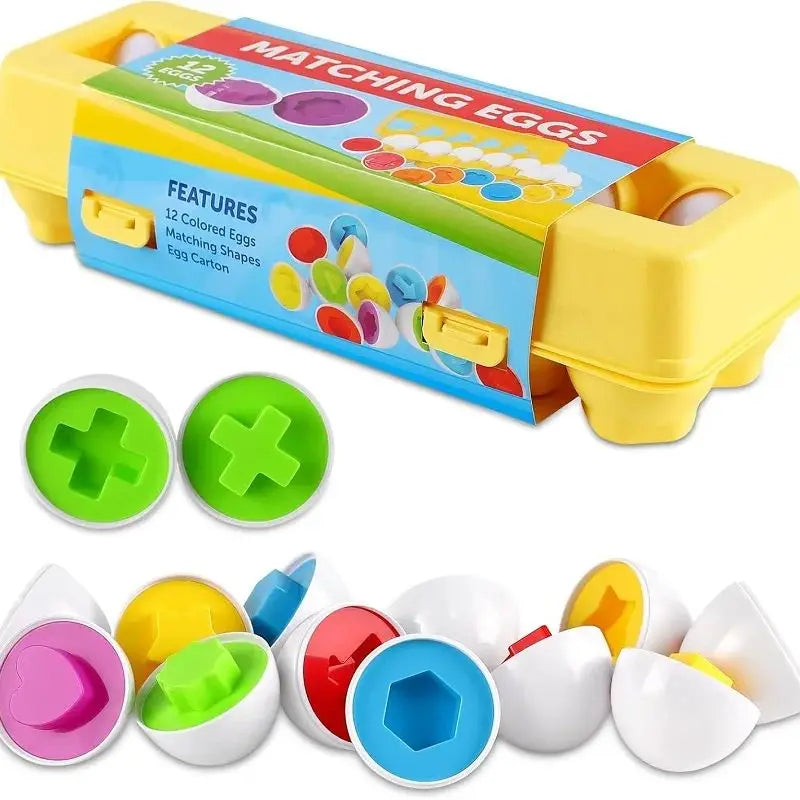 Matching Eggs Montessori Toy – Shape Sorter