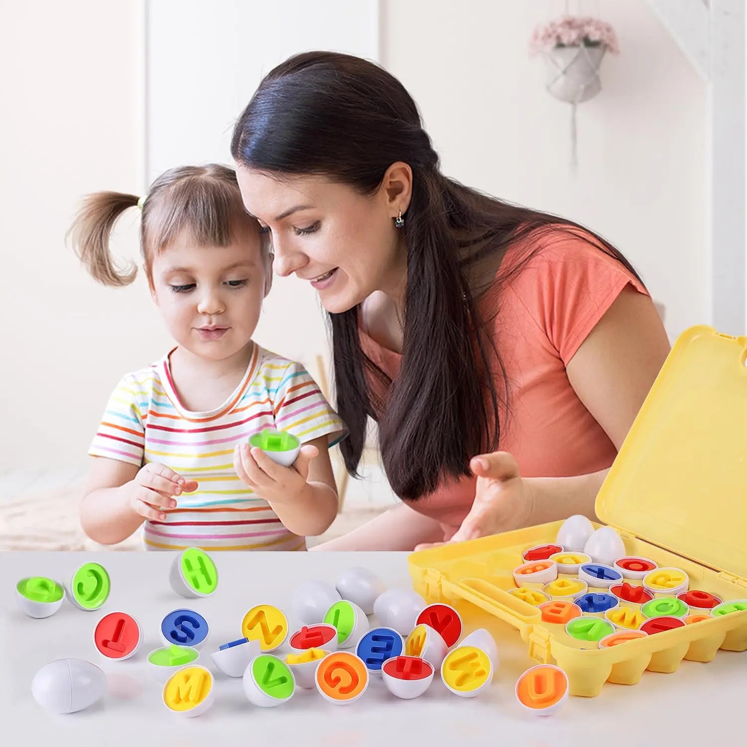 Matching Eggs Montessori Toy – Shape Sorter