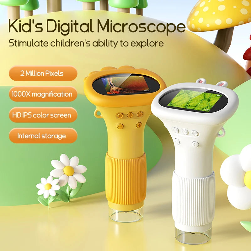Kids 1000x Electronic Microscope – HD Digital Toy