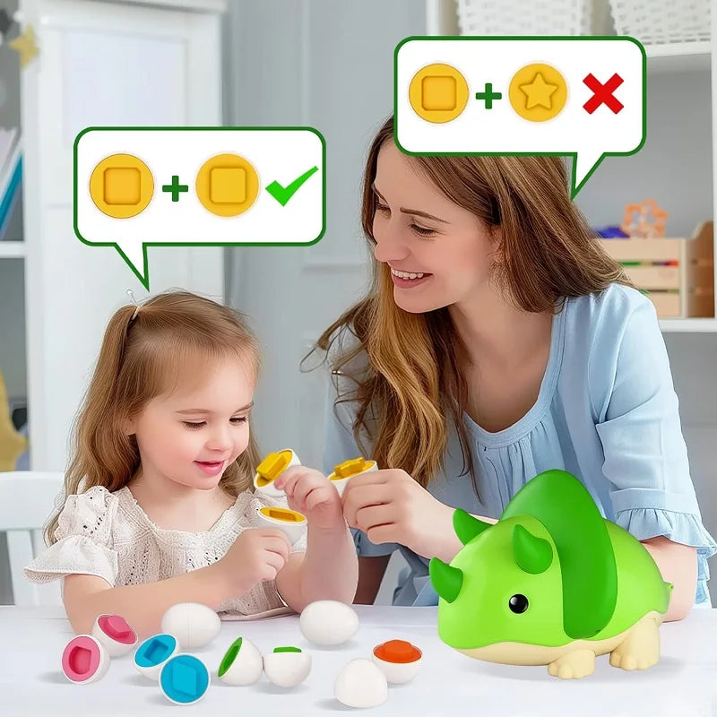 Matching Eggs Montessori Toy – Shape Sorter