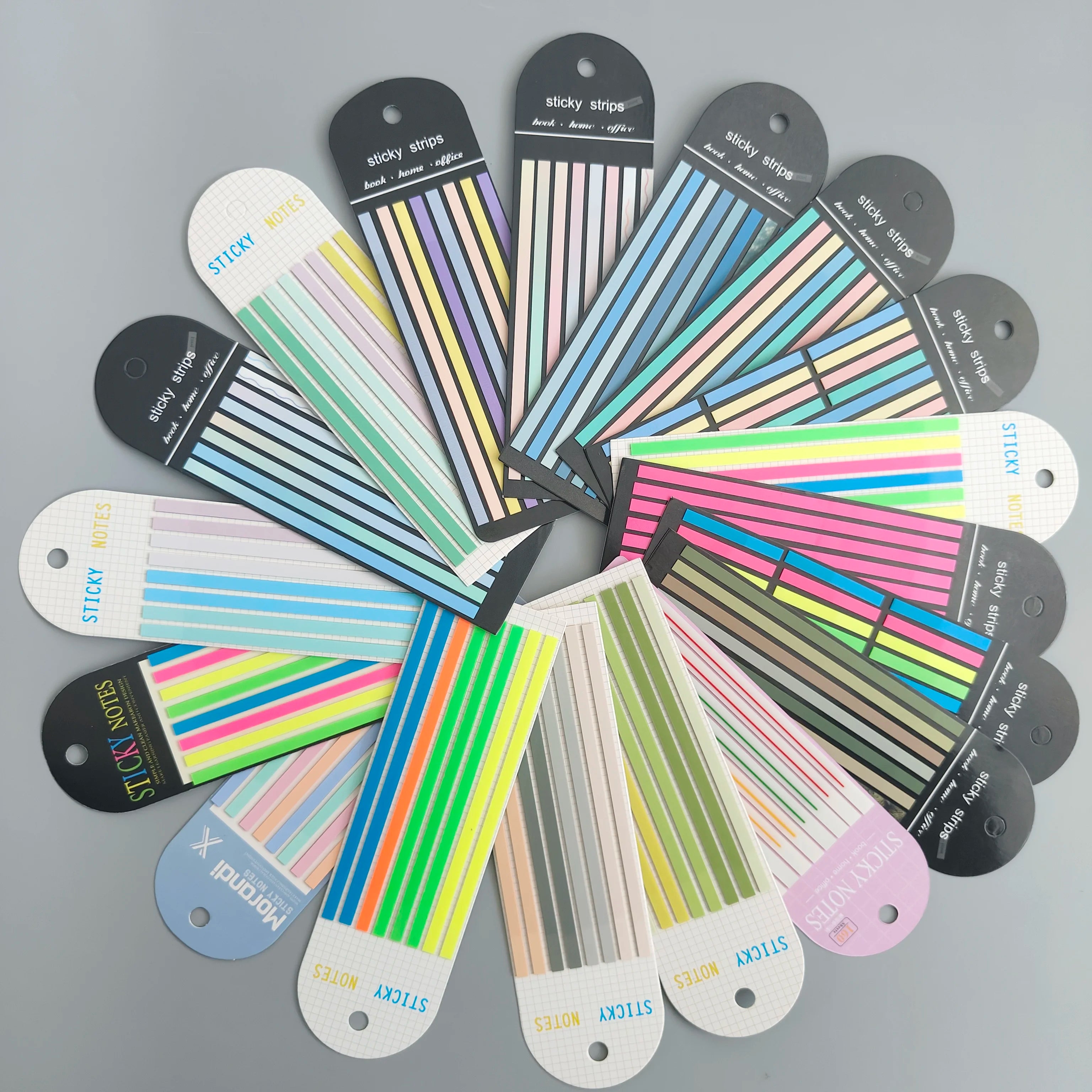 160-Sheet Transparent Sticky Notes – Self-Adhesive