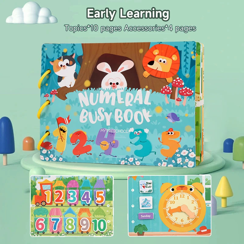 Montessori Busy Book – Learning Activity for Toddlers