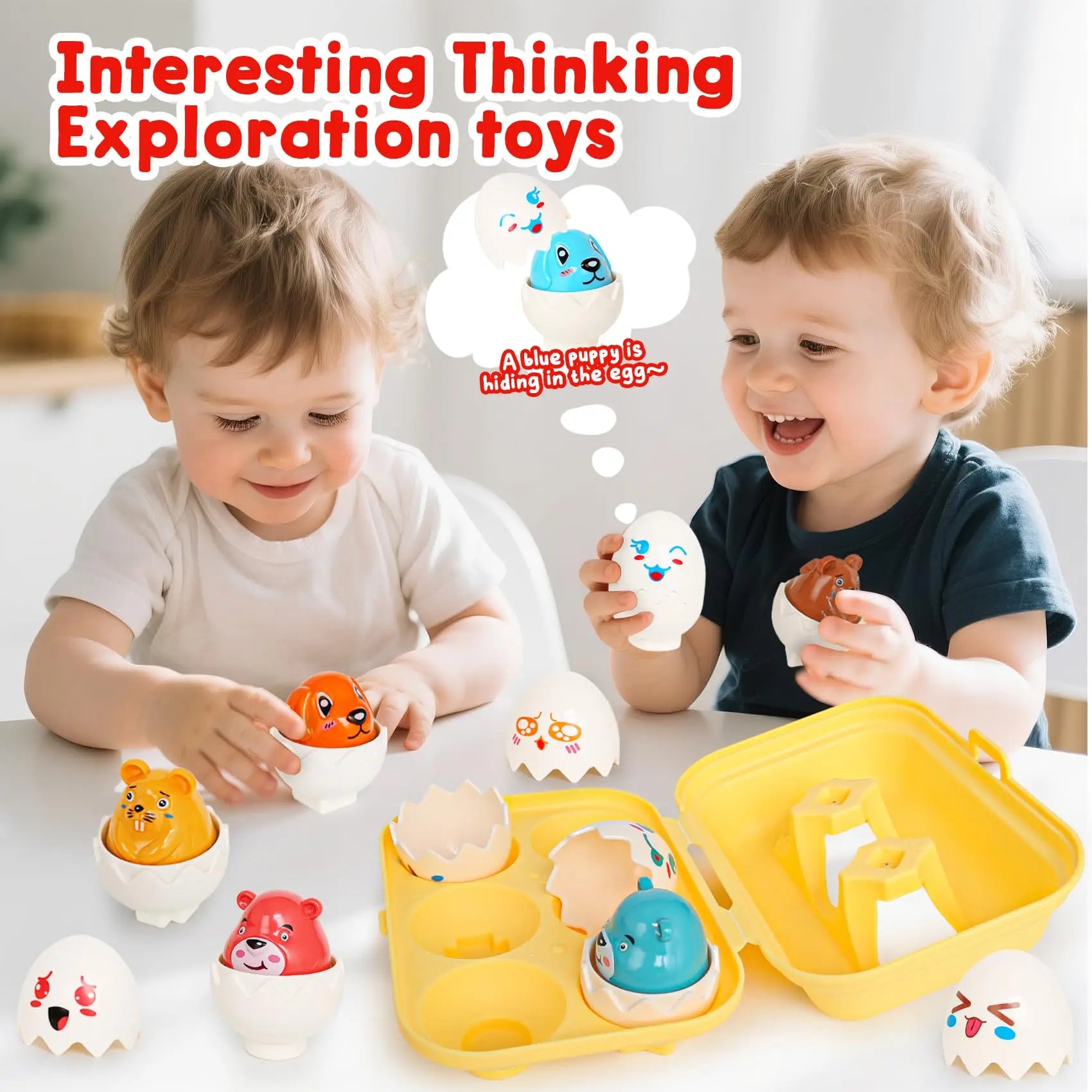 Matching Eggs Montessori Toy – Shape Sorter