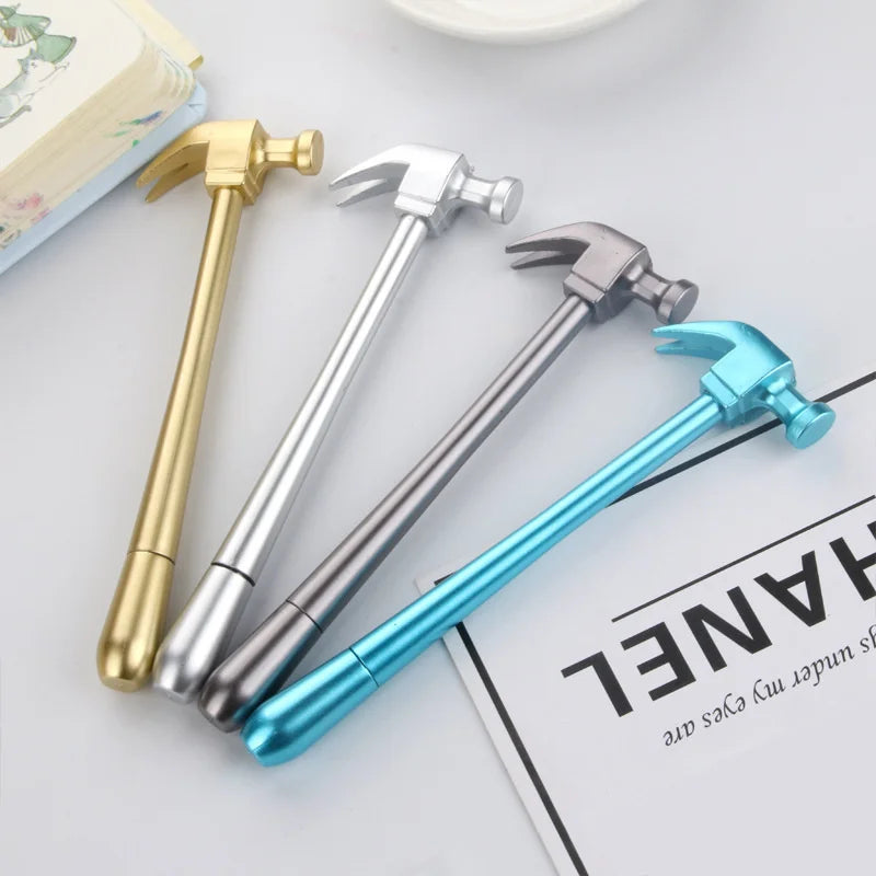 4PCS Creative Metallic Hammer Gel Pens