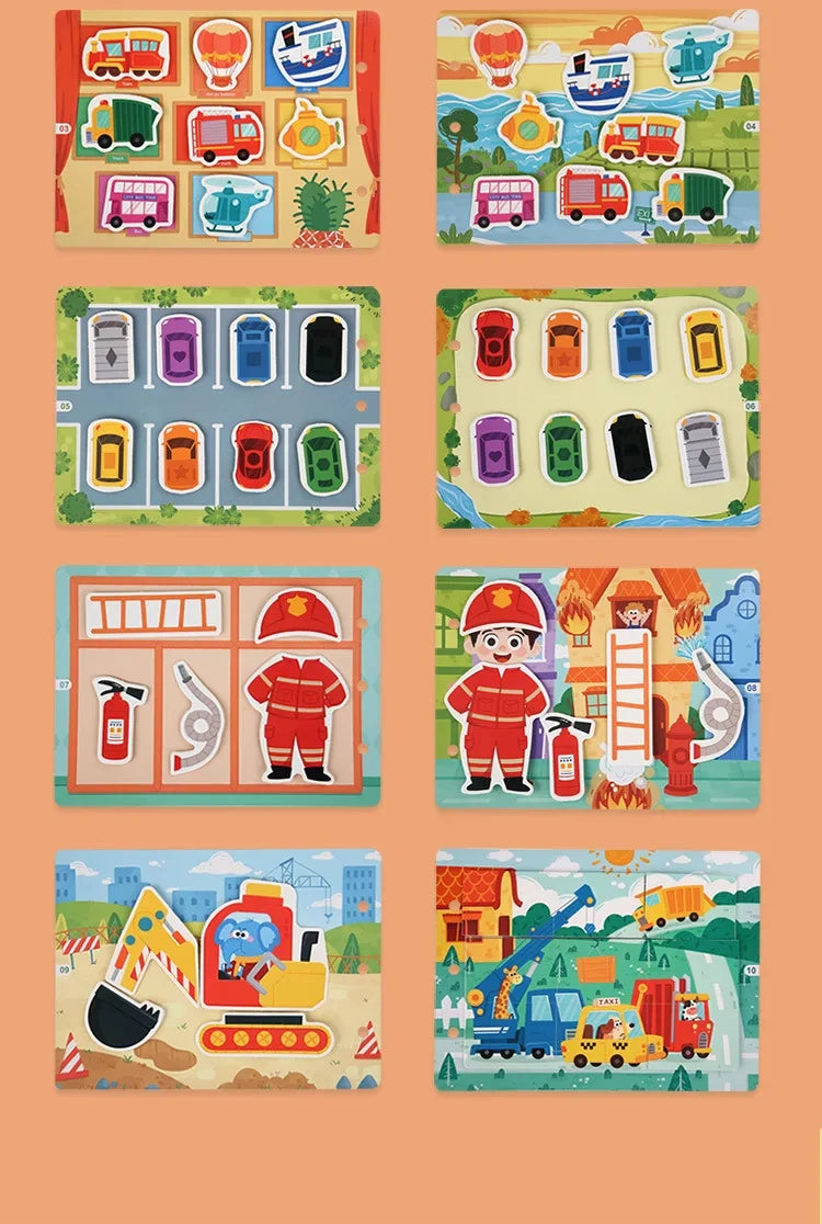 Montessori Busy Book – Learning Activity for Toddlers