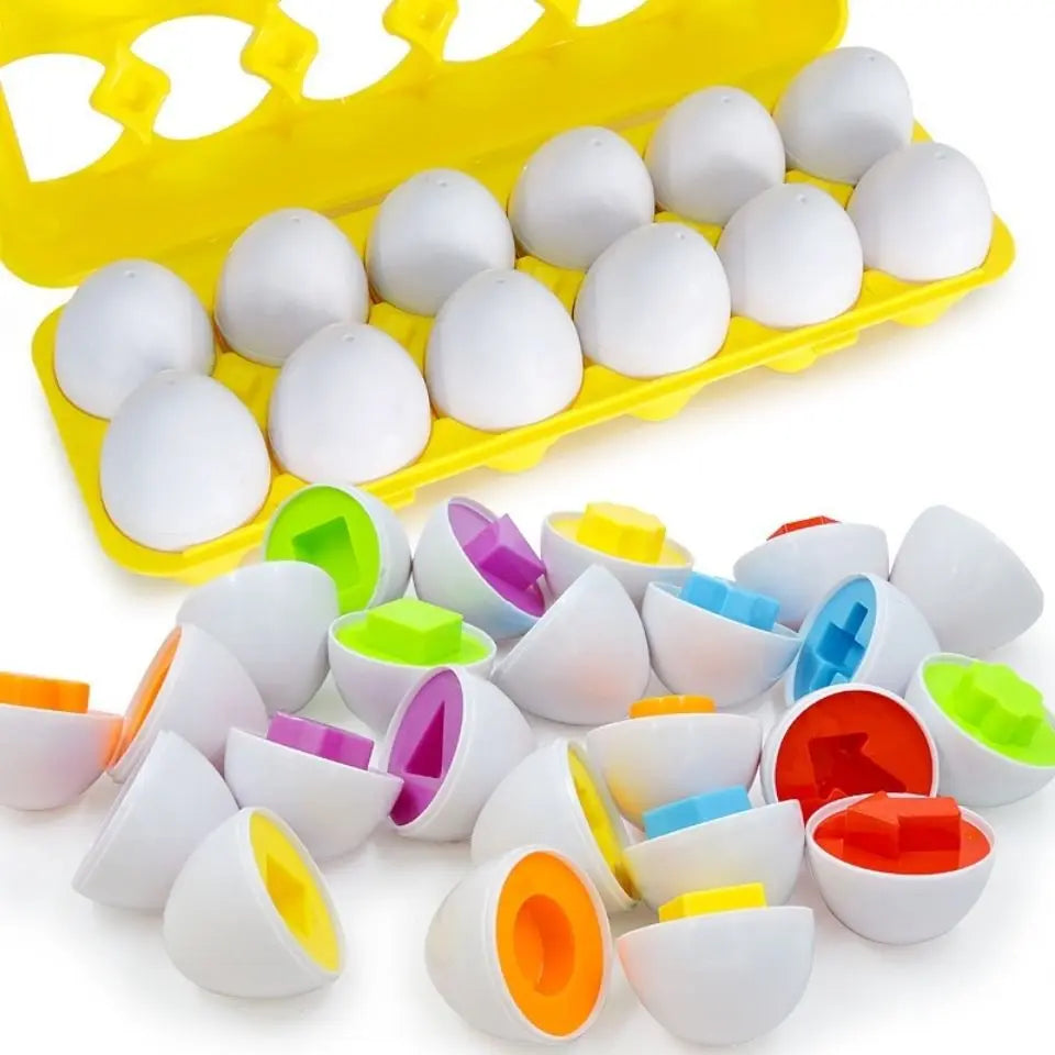 Matching Eggs Montessori Toy – Shape Sorter