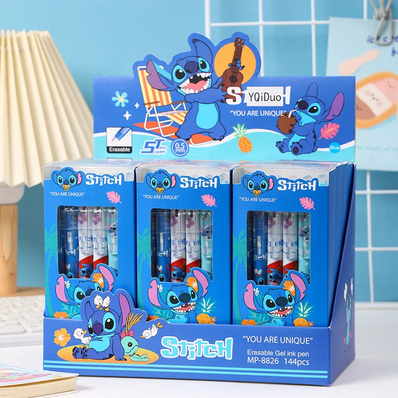 3PCS Disney Stitch Gel Pens – Erasable 0.5mm
