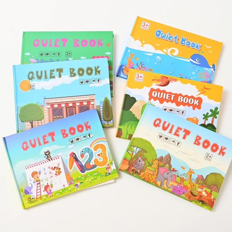 Montessori Busy Book – Learning Activity for Toddlers