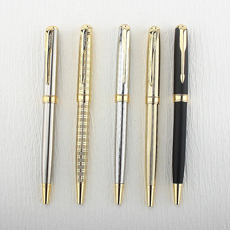 Luxury Metal Rollerball Pen – Gold & Steel