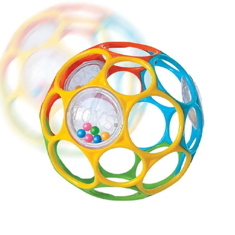 Soft Rattle Ball – Sensory Toy with Bell