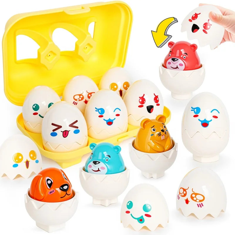 Matching Eggs Montessori Toy – Shape Sorter
