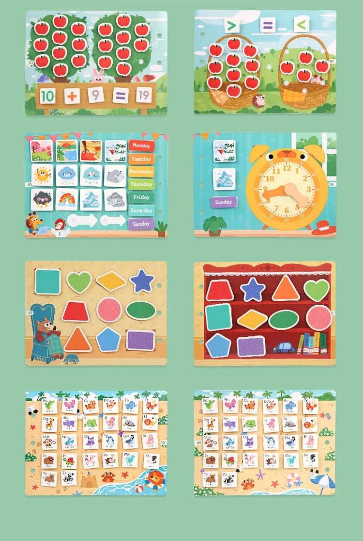 Montessori Busy Book – Learning Activity for Toddlers