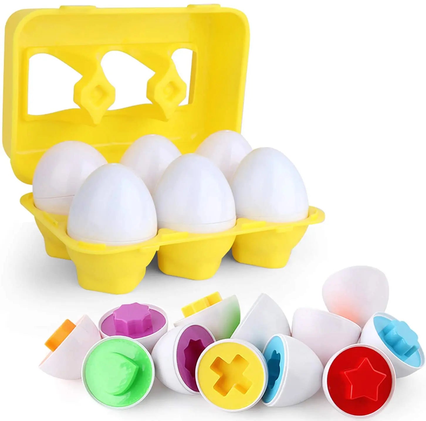 Matching Eggs Montessori Toy – Shape Sorter