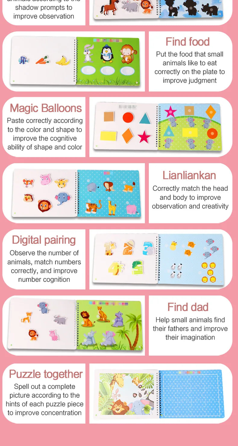 Montessori Busy Book – Learning Activity for Toddlers