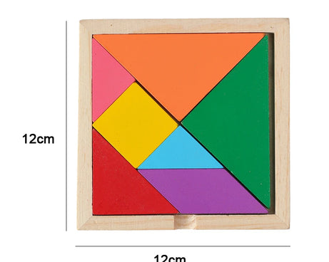 Montessori 3D Wooden Puzzles – Educational Toy