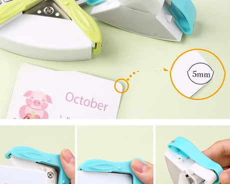 3-in-1 Corner Rounder Punch – Mini Cutter