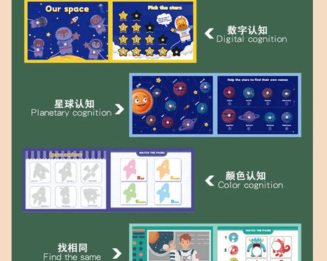 Montessori Busy Book – Learning Activity for Toddlers