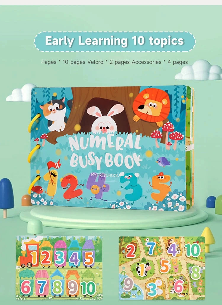 Montessori Busy Book – Learning Activity for Toddlers