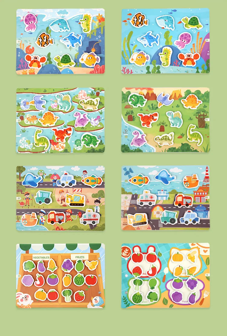 Montessori Busy Book – Learning Activity for Toddlers