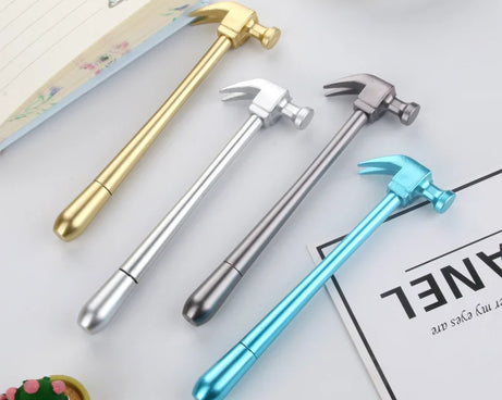 4PCS Creative Metallic Hammer Gel Pens