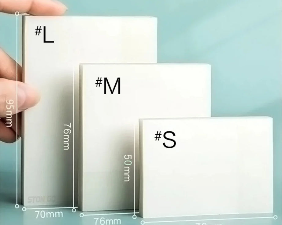 50-Sheet Transparent Sticky Notes – Waterproof