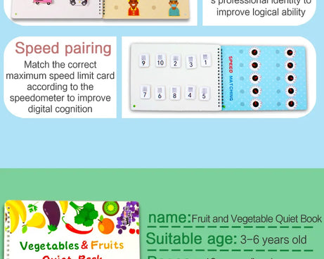 Montessori Busy Book – Learning Activity for Toddlers