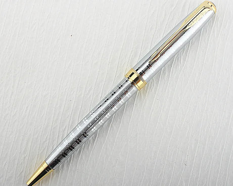 Luxury Metal Rollerball Pen – Gold & Steel
