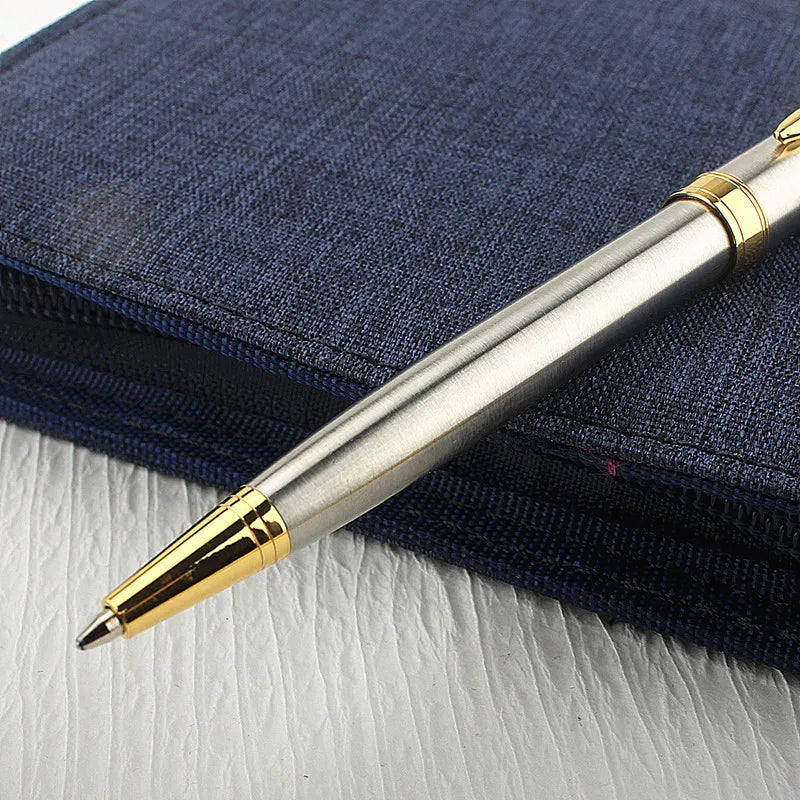 Luxury Metal Rollerball Pen – Gold & Steel