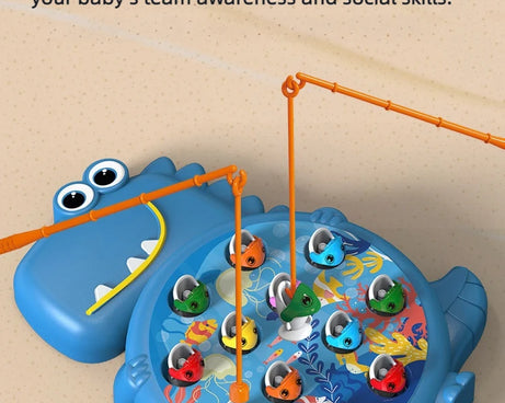 Dinosaur Magnetic Fishing Game – Montessori Toy