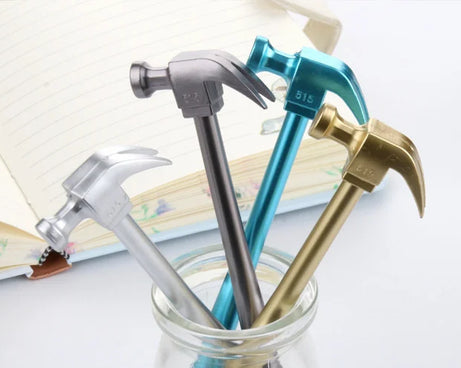 4PCS Creative Metallic Hammer Gel Pens