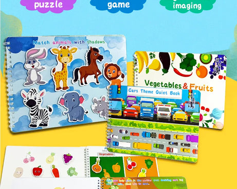 Montessori Busy Book – Learning Activity for Toddlers