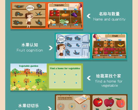 Montessori Busy Book – Learning Activity for Toddlers