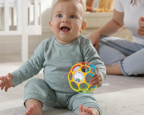 Soft Rattle Ball – Sensory Toy with Bell