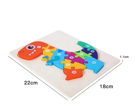 Montessori Wooden 3D Puzzle for Kids