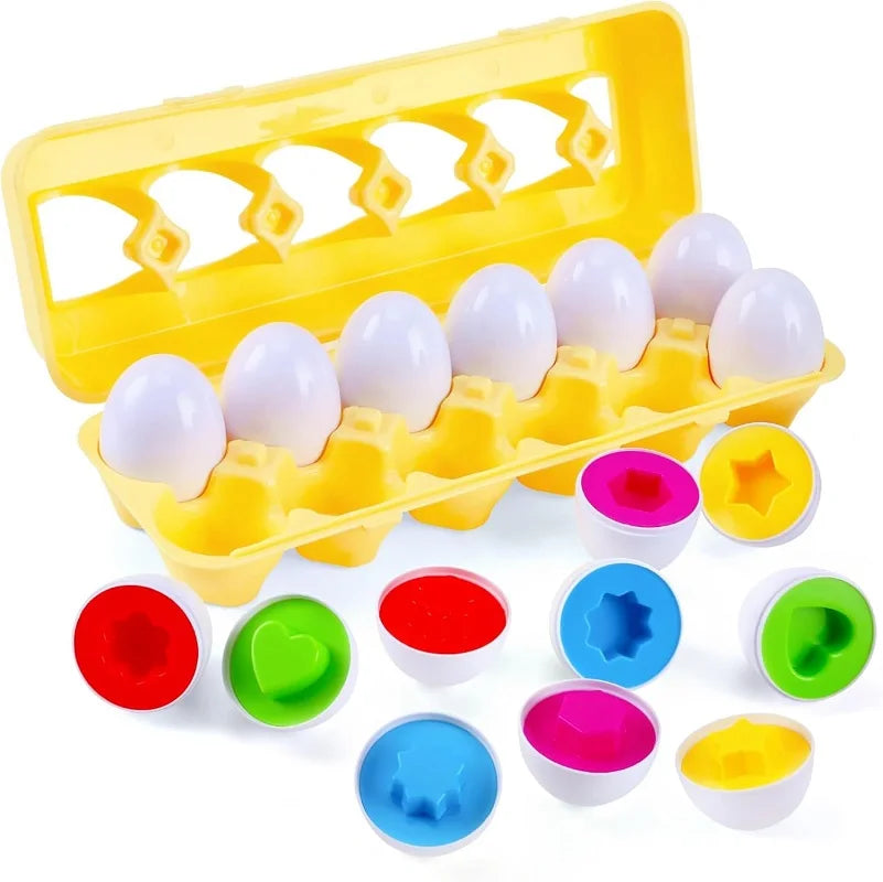 Matching Eggs Montessori Toy – Shape Sorter