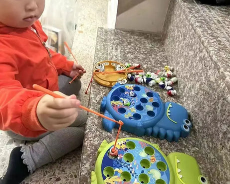 Dinosaur Magnetic Fishing Game – Montessori Toy