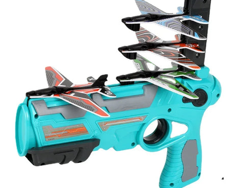 Kids Ejection Aircraft Shooting Toy Set