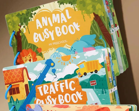 Montessori Busy Book – Learning Activity for Toddlers