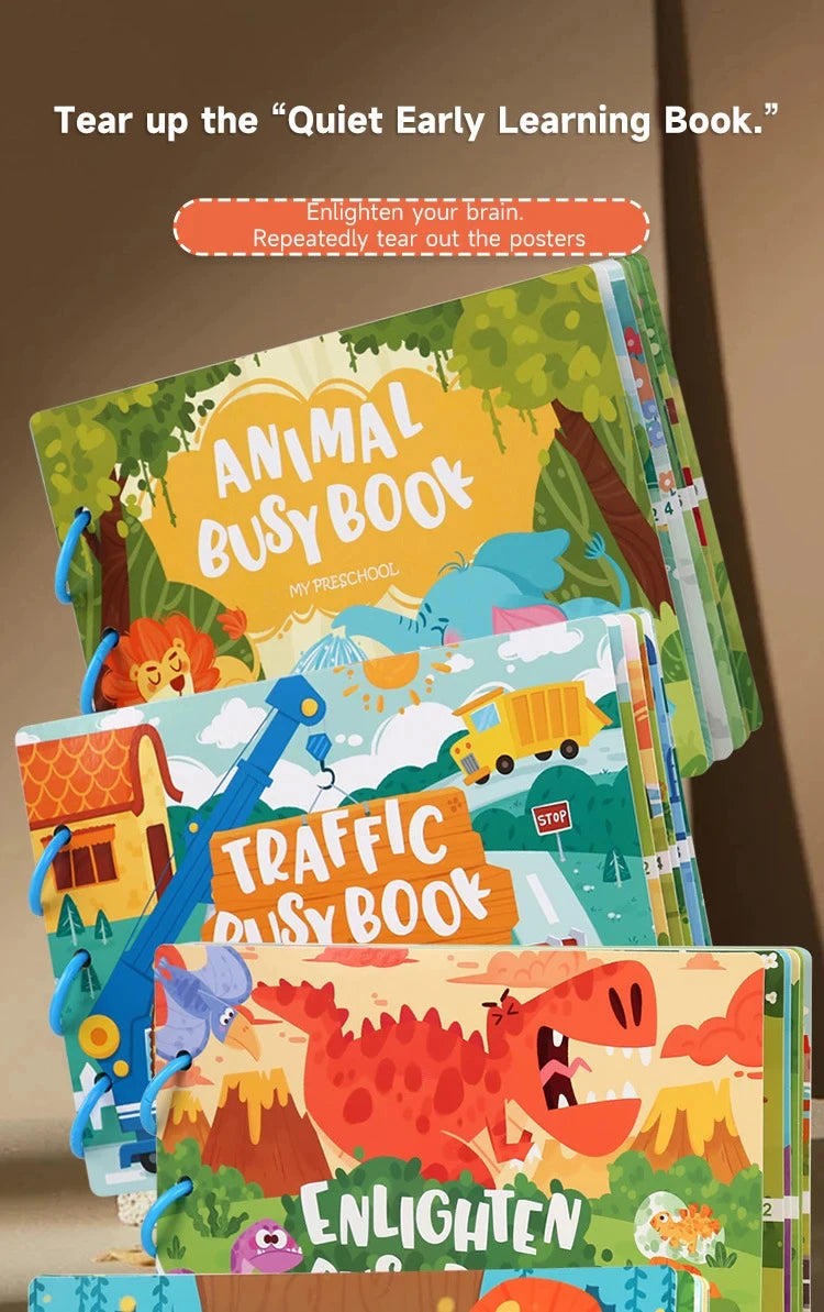 Montessori Busy Book – Learning Activity for Toddlers