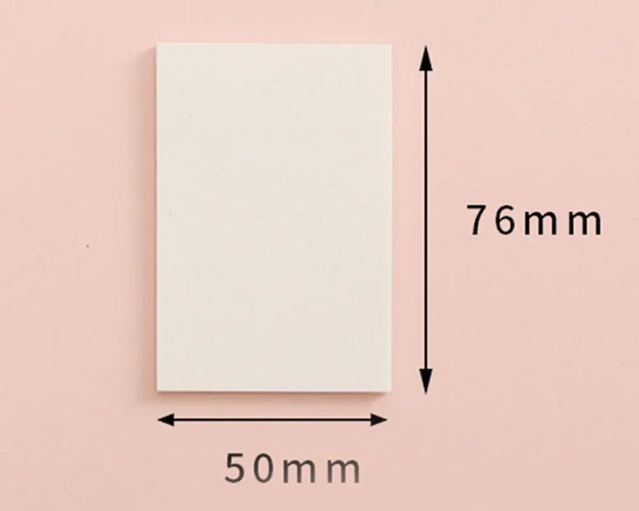 50-Sheet Transparent Sticky Notes – Waterproof