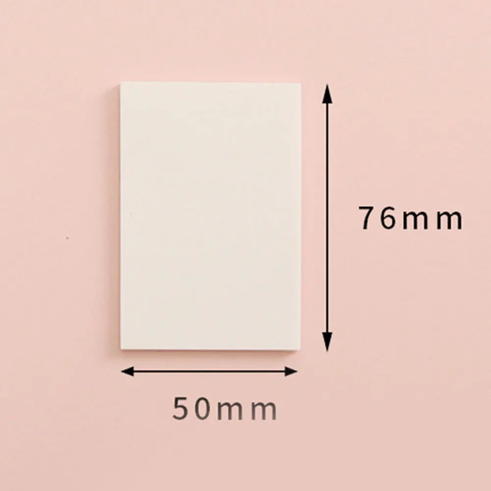 50-Sheet Transparent Sticky Notes – Waterproof