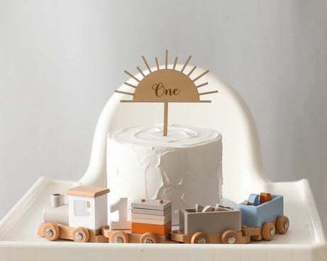 Montessori Wooden Train Set – Educational Toy