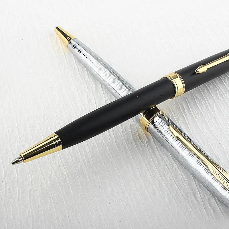 Luxury Metal Rollerball Pen – Gold & Steel
